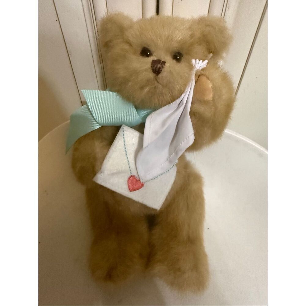 The Bearington Collection Beary Blue Without You Teddy Bear Miss Heart Love